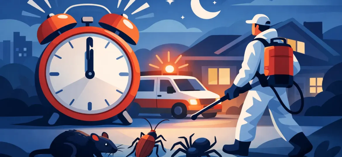 24 Hour Emergency Pest Control When It Can’t Wait