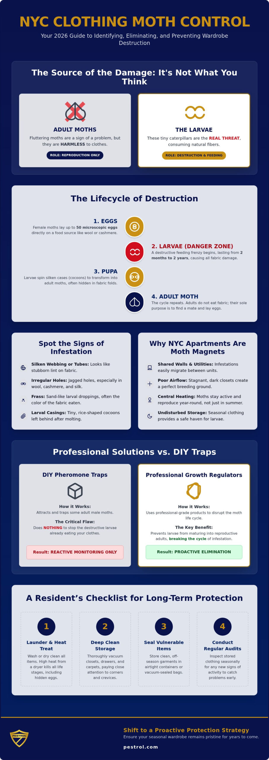 Clothing Moth Control NYC: 2026 Wardrobe Protection Guide