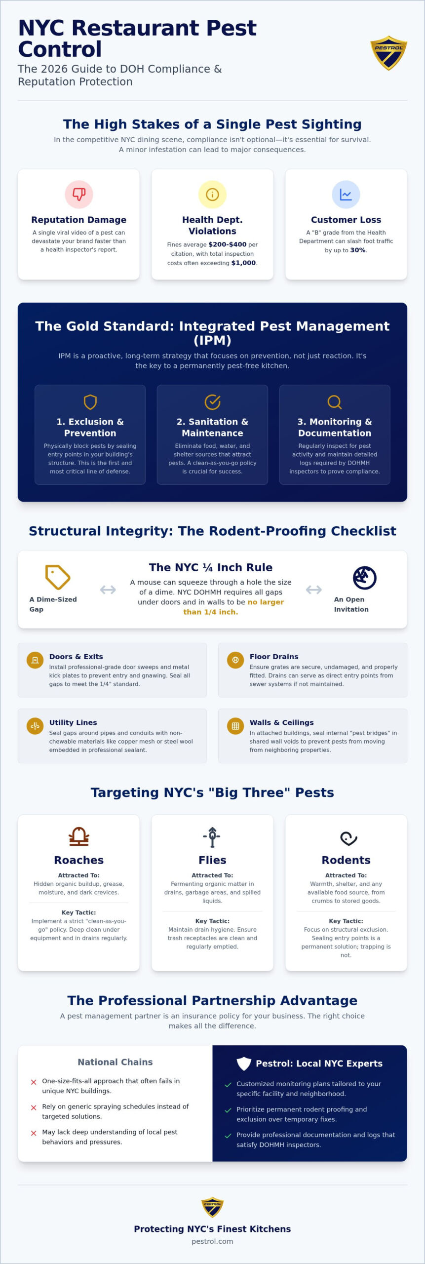 Commercial Kitchen Pest Control: The 2026 Comprehensive Compliance Checklist