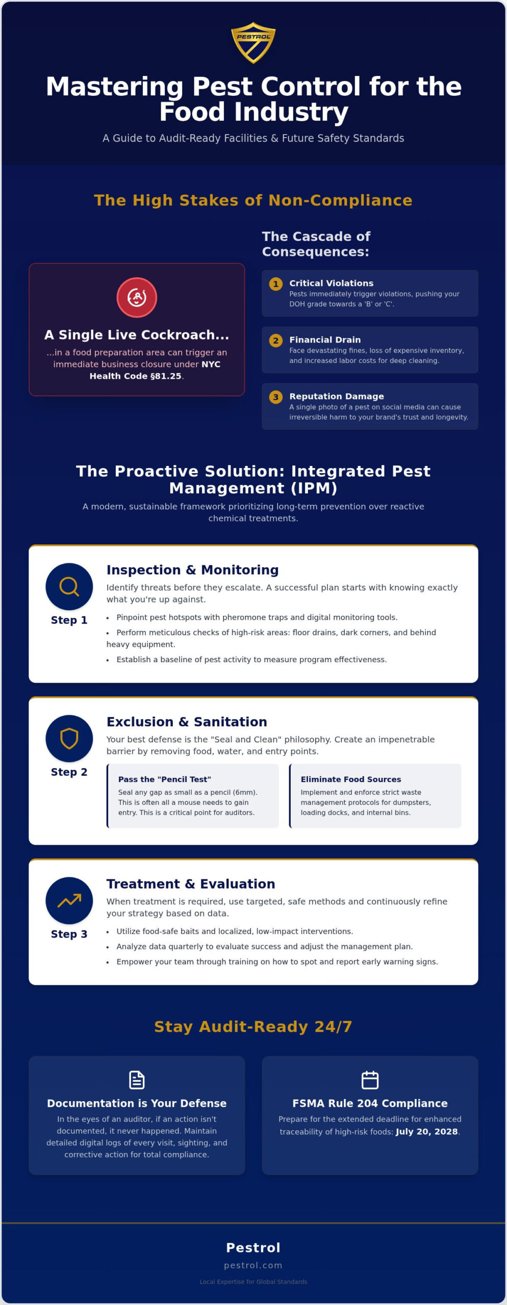 Food Industry Pest Control: 2026 Safety Standards