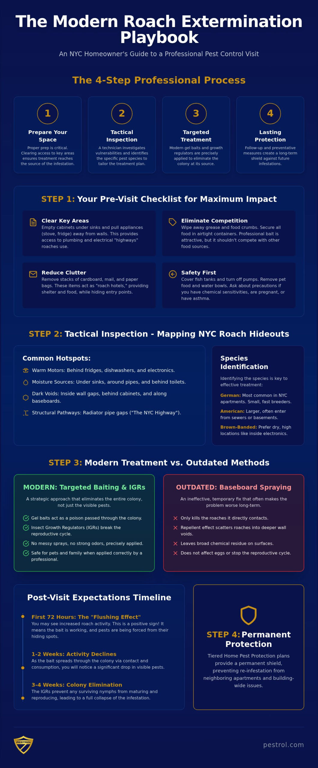 What to Expect From a Cockroach Exterminator Visit in NYC: A 2026 Resident Guide